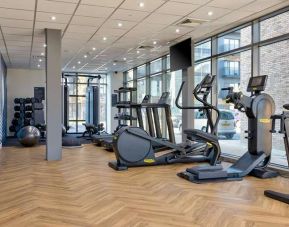 well equipped fitness center at Hampton by Hilton Ashford International.