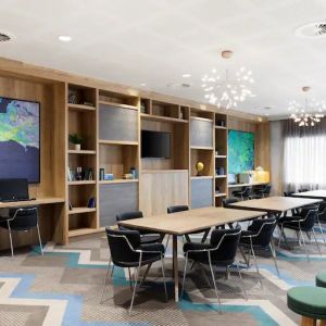 Working station perfect for co-working at the Hampton by Hilton Bristol Airport.