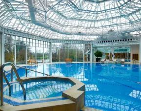 Stylish and relaxing swimming pool at the Hilton Birmingham Metropole.