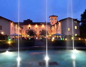 Outdoor pool at the Grand Hotel Villa Torretta Milan Sesto, Curio Collection.