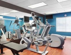 well equipped fitness center at Homewood Suites by Hilton Oakland-Waterfront.