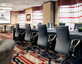 professional meeting room at Hilton Rosemont/Chicago O'Hare.