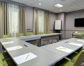 Small meeting room with u shape table at the Hilton Garden Inn Dublin Custom House.