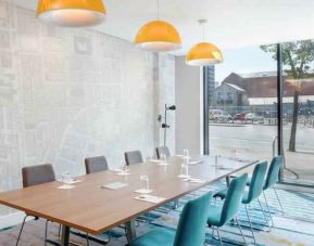 Bright meeting room at the Hampton by Hilton Belfast City Centre.