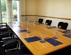 Bright meeting room at the Hilton Belfast Templepatrick Golf & Country Club.
