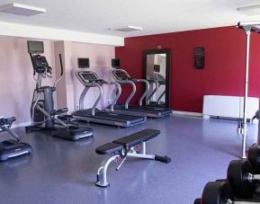 Fitness center at the Hampton by Hilton Toulouse Airport.