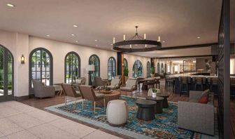 Comfortable hotel workspace at the Estancia del Norte San Antonio, Tapestry Collection.