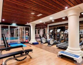 Fitness center at the DoubleTree by Hilton Royal Parc Soestduinen.