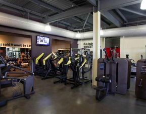 well equipped fitness center at DoubleTree by Hilton Bristol South - Cadbury House.
