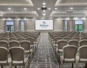 Professional confererence hall and meeting area at Hilton London Watford.
