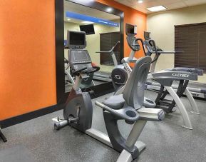 well equipped fitness center at Hampton Inn & Suites by Hilton San Jose-Airport.