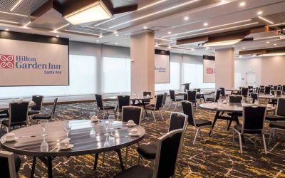 large conference room for all conference and business needs at Hilton Garden Inn Santa Ana San Jose.