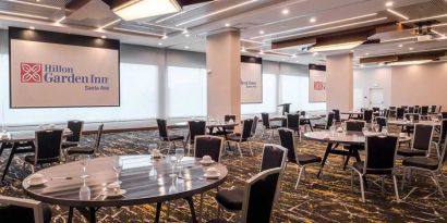 large conference room for all conference and business needs at Hilton Garden Inn Santa Ana San Jose.