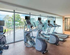 well equipped fitness center at Hilton Garden Inn Bogota Airport.