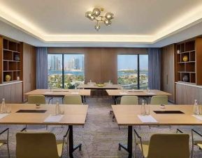 professional meeting room at DoubleTree by Hilton Sharjah Waterfront Hotel & Residences.