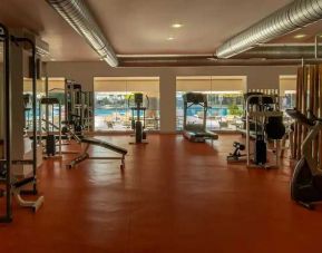 well equipped fitness center at DoubleTree by Hilton Bodrum Isil Club Resort.