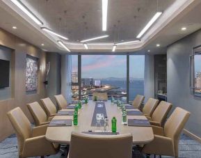 professional meeting room with beautiful sea views at Hilton Istanbul Bakirkoy.