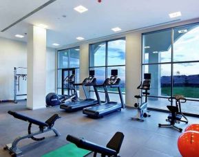 well equipped fitness center at Hilton Garden Inn Mardin.