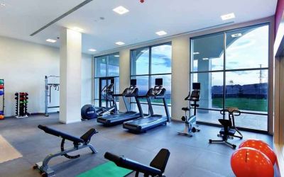 well equipped fitness center at Hilton Garden Inn Mardin.