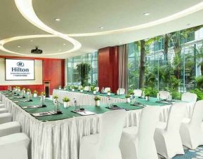 professional meeting room for all business meetings and conferences at Hilton Guangzhou Science City.