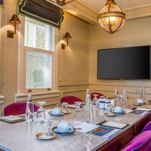 comfortable and professional meeting room at Hagia Sofia Mansions Istanbul, Curio Collection by Hilton.