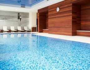 Relaxing indoor pool at the DoubleTree by Hilton Lodz.