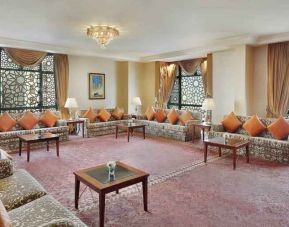 Seating area at the Madinah Hilton Hotel.