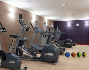 well equipped fitness center at Hilton Garden Inn Milan Malpensa.