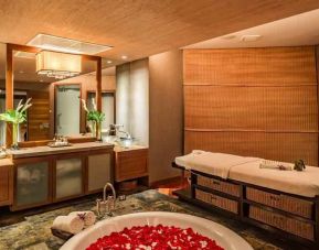 Relaxing spa area at the Conrad Bangkok.