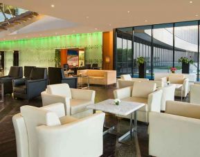 professional brightlit meeting room at Hilton Kuwait Resort.