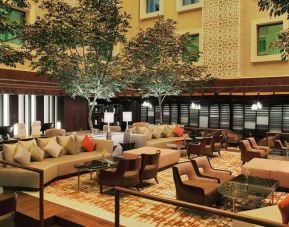 comfortable lounge and coworking space at DoubleTree by Hilton Riyadh - Al Muroj Business Gate.