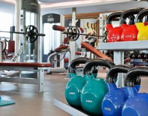 well equipped fitness center at Hilton Beirut Habtoor Grand.