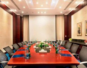 professional meeting room for all business meetings at Hilton Alexandria Green Plaza.