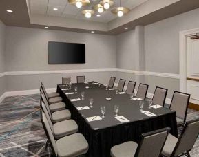Professional and comfortable meeting room ideal for business meetings at Embassy Suites by Hilton San Rafael Marin County.