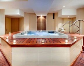 Beautiful jacuzzi at the Hilton Yaounde.