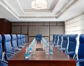 professional meeting room for business meetings at Hilton Chennai.