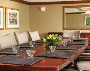 Professional meeting room ideal for all business meetings at Wyndham Omaha.