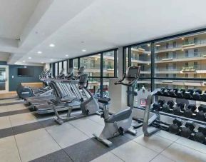 Fitness center at the Embassy Suites by Hilton Los Angeles Downey.