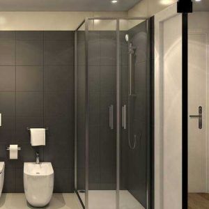 Guest bathroom at the Hampton by Hilton Rome North Fiano Romano.