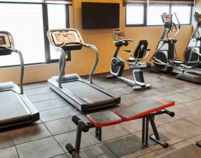 Fitness center at the Hilton Garden Inn Lucknow.