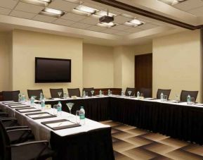 Meeting room. with u shape table at the Hilton Garden Inn New Delhi/Saket.