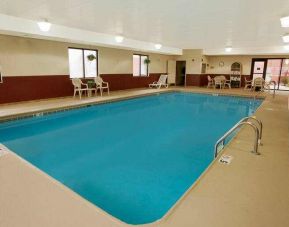 Relaxing indoor pool at the Hampton Inn Sidney.