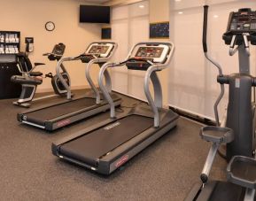 Fitness center at the Hampton Inn Omaha Midtown-Aksarben Area.