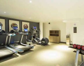 Fitness center at the DoubleTree by Hilton London Kingston upon Thames.