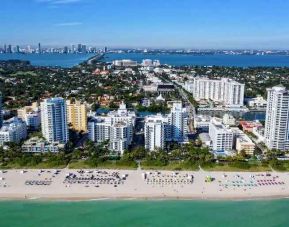 Beach in front of the Hampton Inn Miami Beach - Mid Beach.