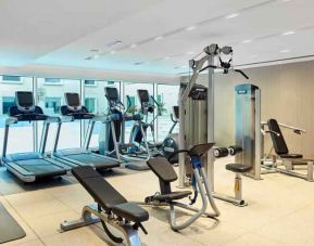 Fitness center at the Hilton Garden Inn Erzurum.