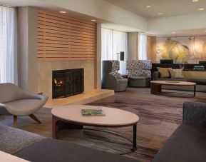 Comfortable lobby and coworking space at Sonesta Select Phoenix Chandler.