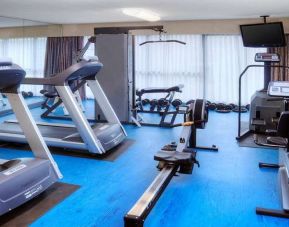Fitness center at Holiday Inn Toronto Airport East.