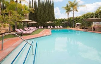 Outdoor pool at Hollywood Hotel.