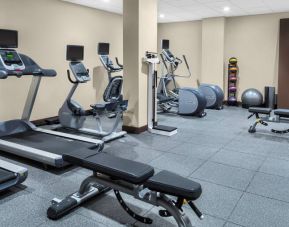 Fitness center at Hampton Inn & Suites Los Angeles/ Hollywood.